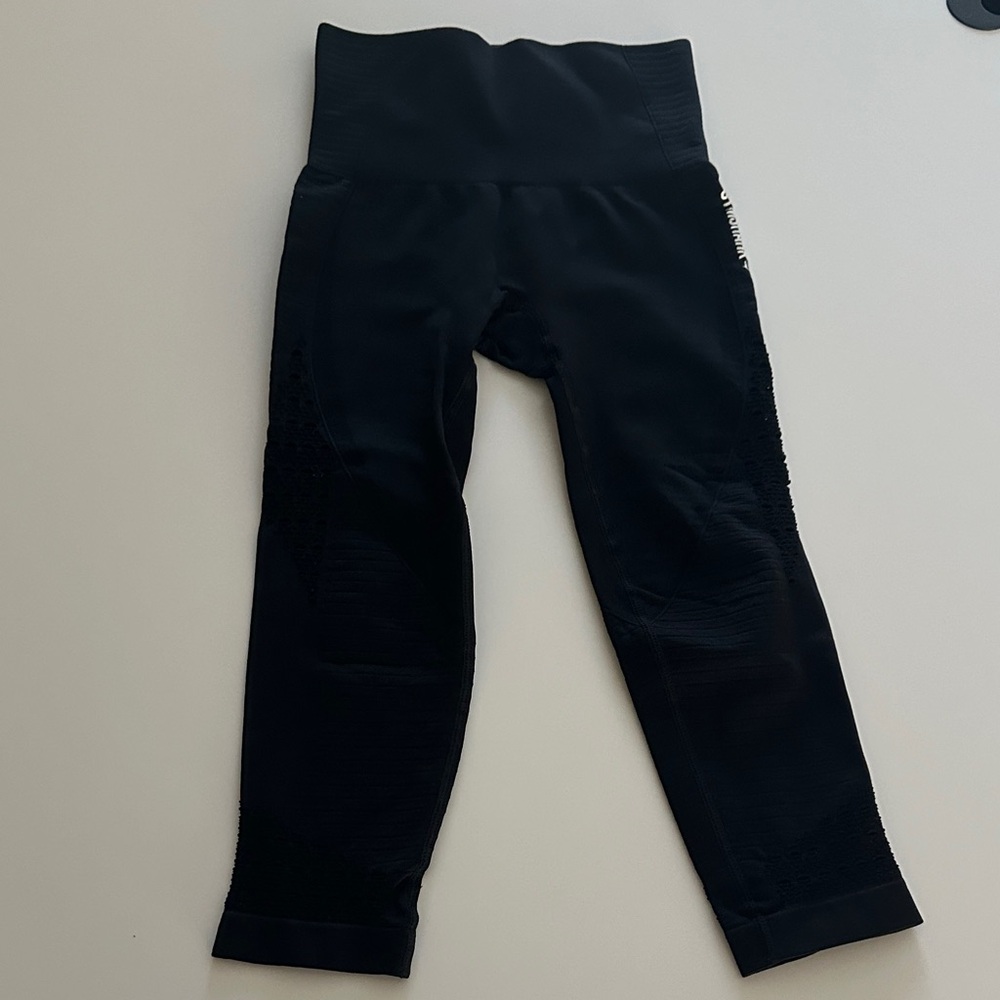 Gymshark Women Black Leggings capri length